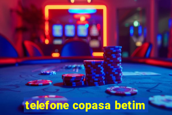 telefone copasa betim