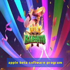 apple beta software program