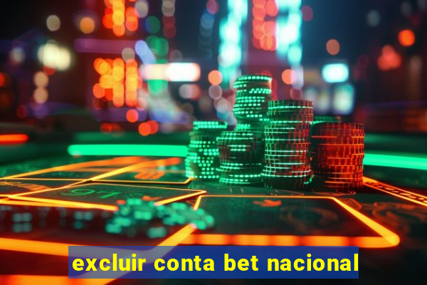 excluir conta bet nacional