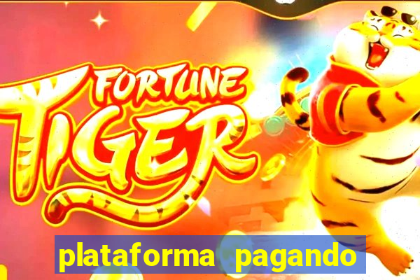 plataforma pagando no cadastro bet