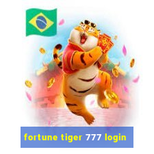 fortune tiger 777 login